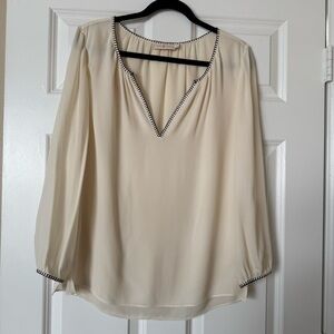 Tory Burch Silk Blouse in Ivory Size 4